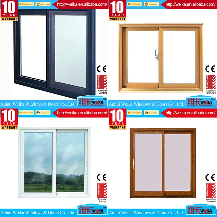 2015 New Design Weika Aluminum Sliding Window And Sliding Windows