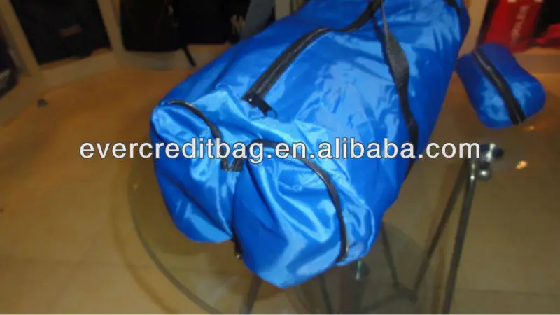 Fashion Style and Nylon Material Folding Duffle Bag for travelling