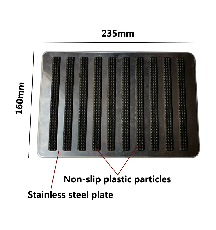 Manufacturer Wholesale Stainless Steel Nonslip Car Mat Heel Pad Buy