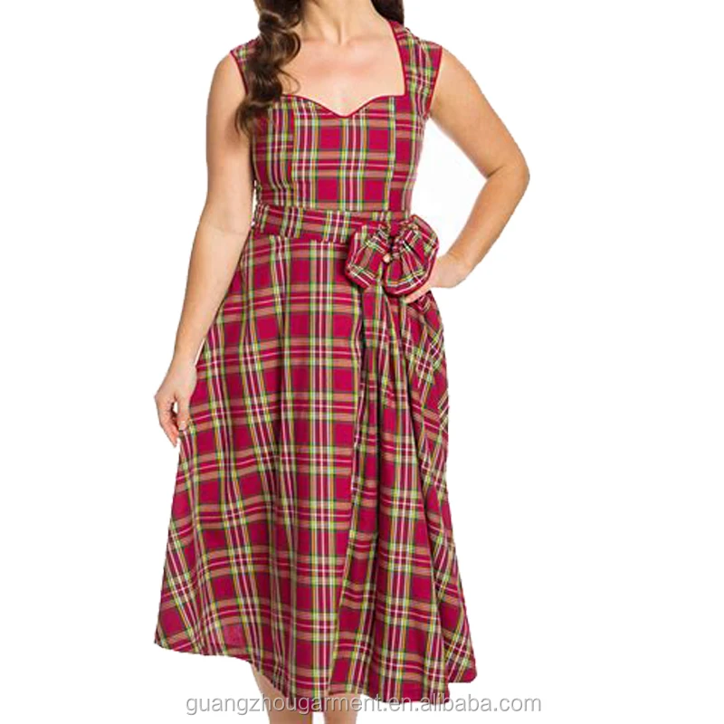 christmas rockabilly dress