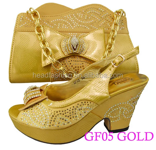 ladies gold evening shoes