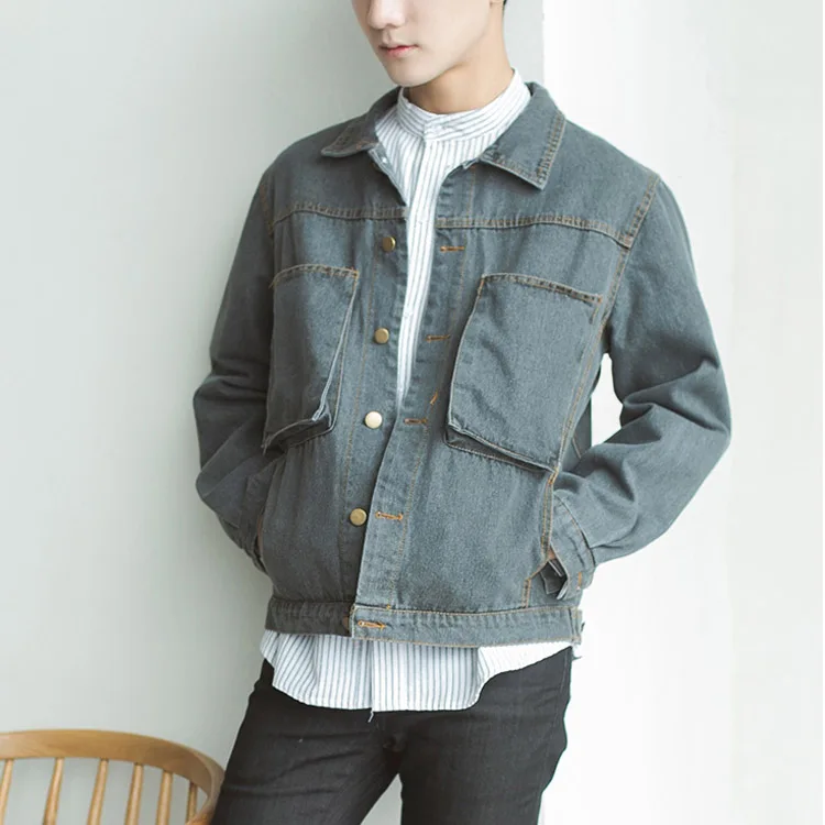 Vintage Washed Unisex Oversized Men Demin Jacket For Men And Women - Buy Oversized Denim Jacket 
