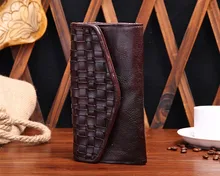 Лидер продаж пользовательские ультра тонкий кожаный логотип для мужчин Путешествия документ Держатель кошелек для подростков