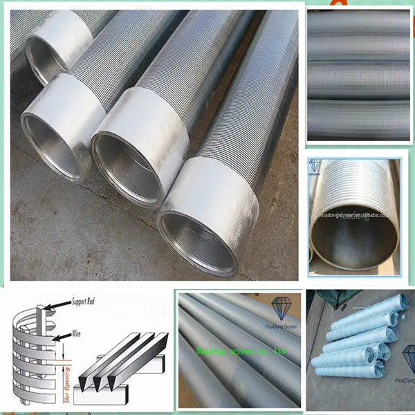 product-600-600 Johnson wedge wire stainless steel 316l perforated screen pipe