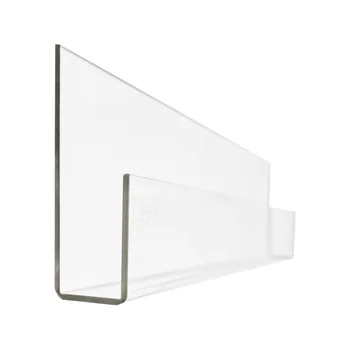 Clear Acrylic Wall Mount Book Shelf Rack Literature Stand Display ...
