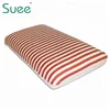 Custom colorful soft stripe hotel bread pillow