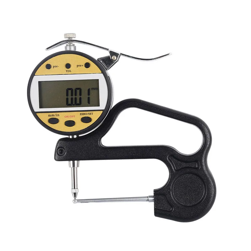 010mm/00.4inch Depth 60mm Digital Tube Thickness Gauge Pipe Thickness Meter Measuring