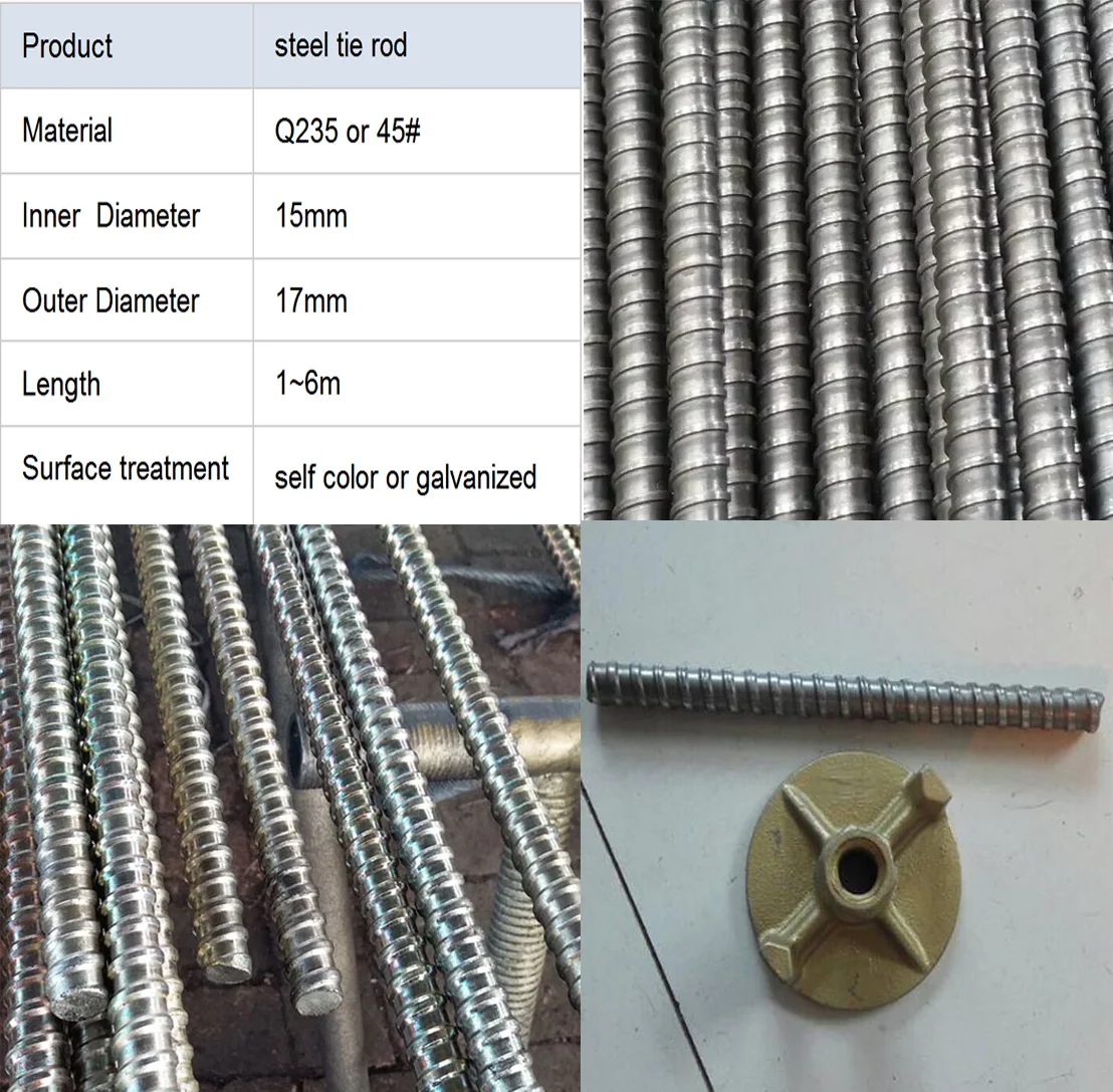 Cold Rolled Formwork 15/17mm Steel Tie Rod Used For Construction Buy