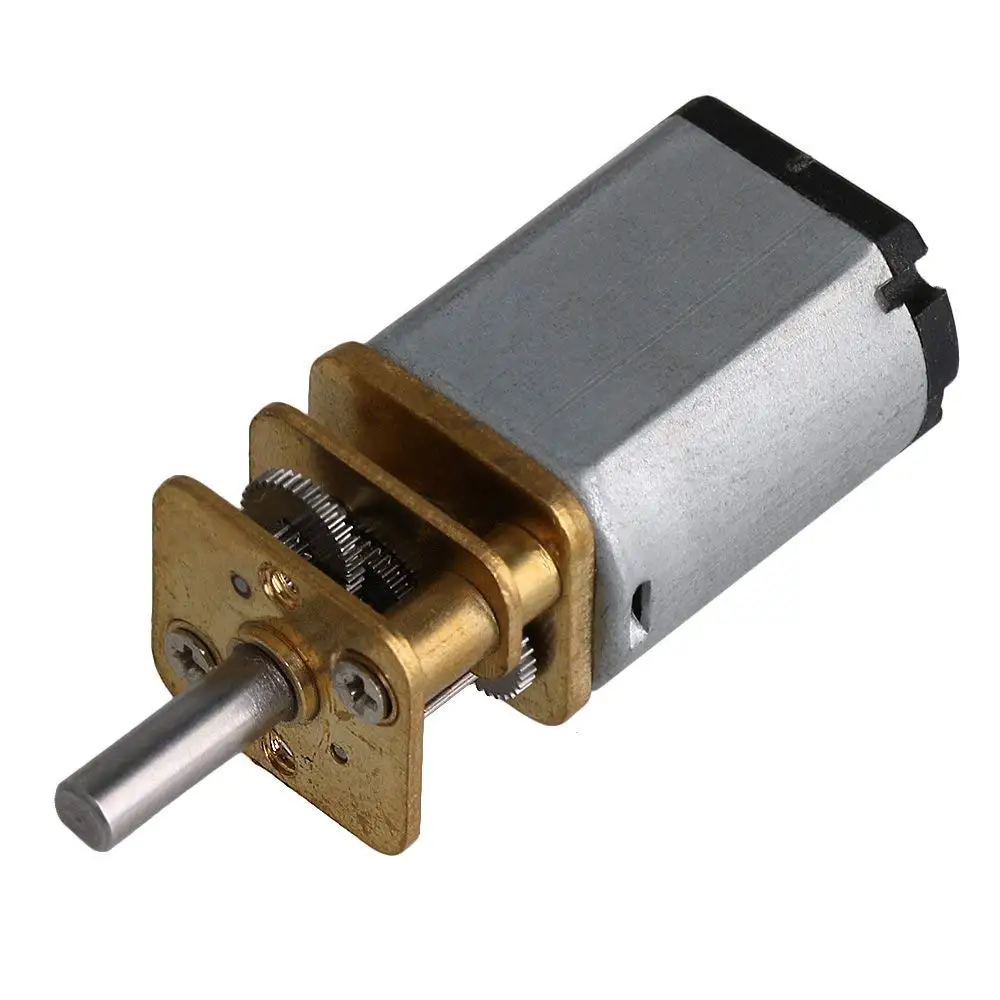 BQLZR 41x15.5x12mm DC 6V 70rpm Micro Speed Reduction Gear Motor with Metal Gearbox Wheel 280g Torque 1:150 Ratio for DIY Robots Dumbwaiter Mechanical Arm Electric Toy