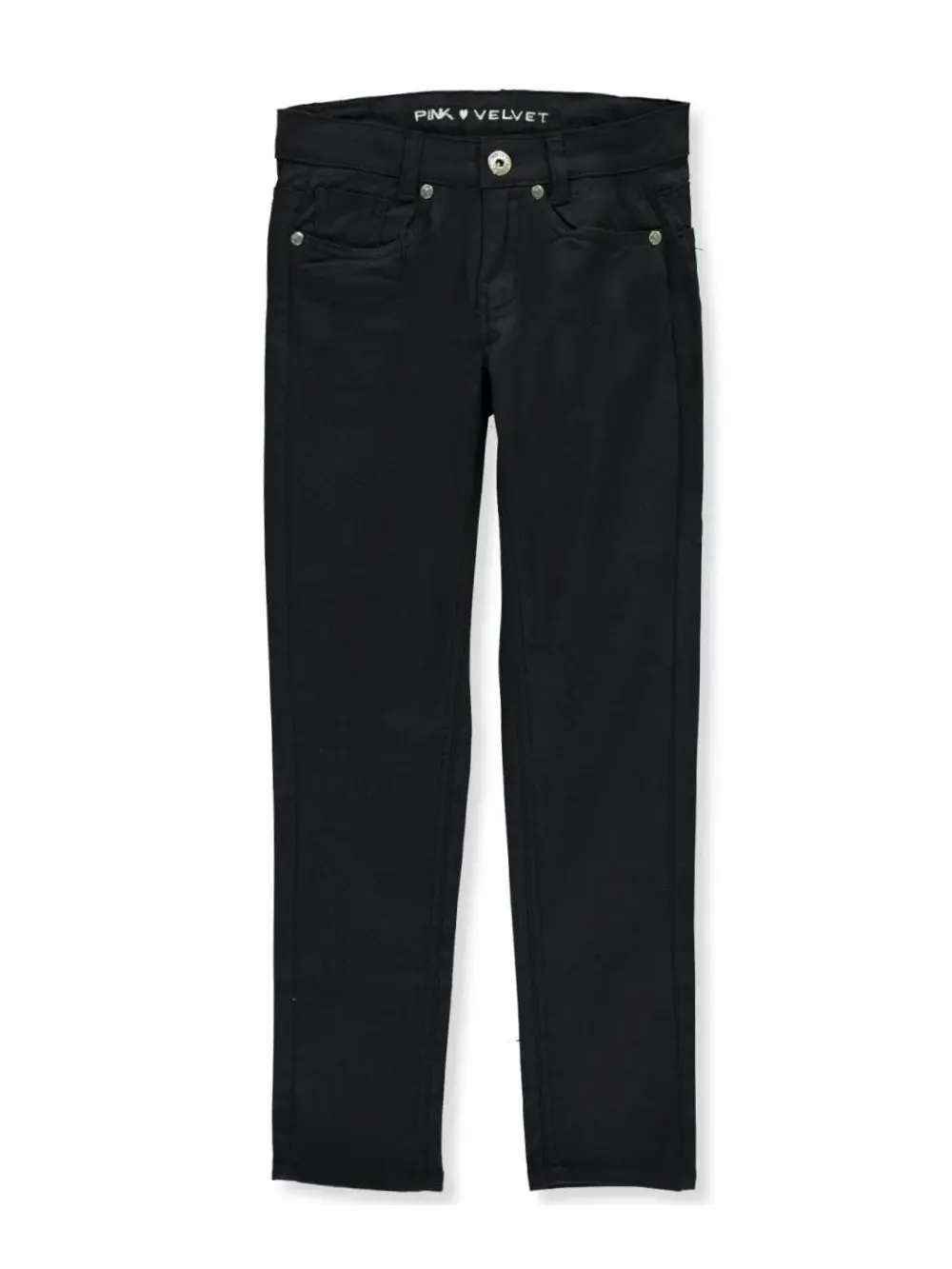 Pink Velvet Girls' Twill Skinny Pants
