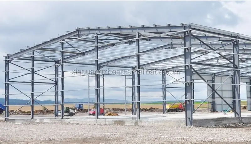 steel structure portable aircraft hangar