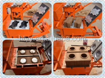 QMR2-40 Hand Operated Manual Interlock Clay Brick Making Machine Price ...