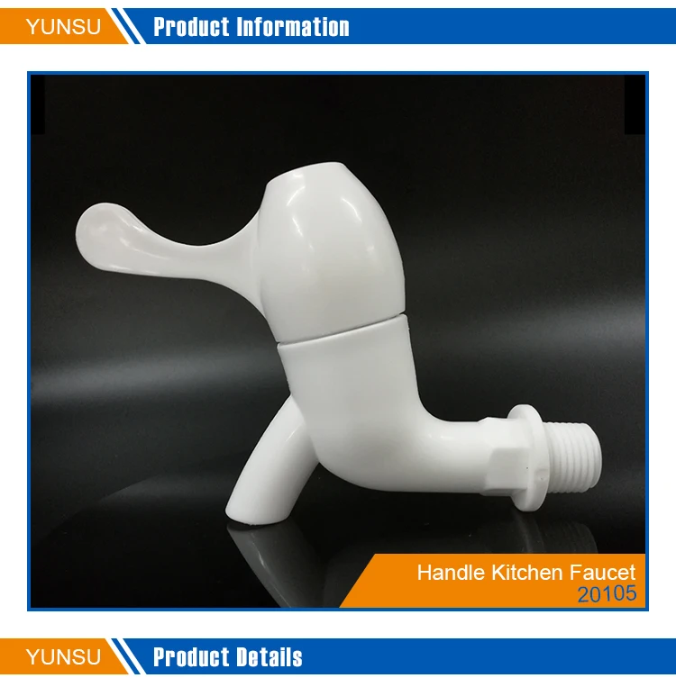 High Quality Kitchen Bathroom Bibcock Pvc Plastic Faucet