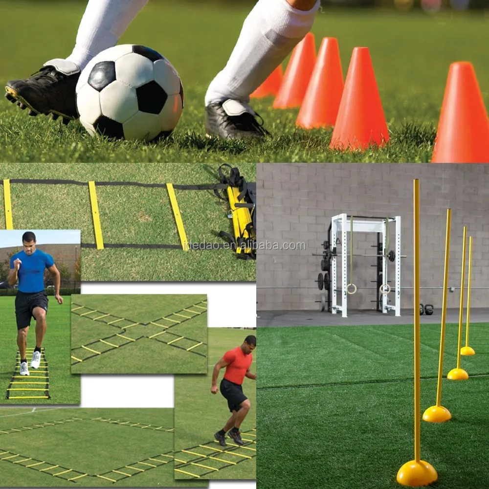 ND Speed Agility Hurdles Poles Cones Football Training Sport Equipment