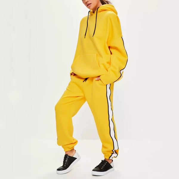 yellow tracksuit bottoms womens