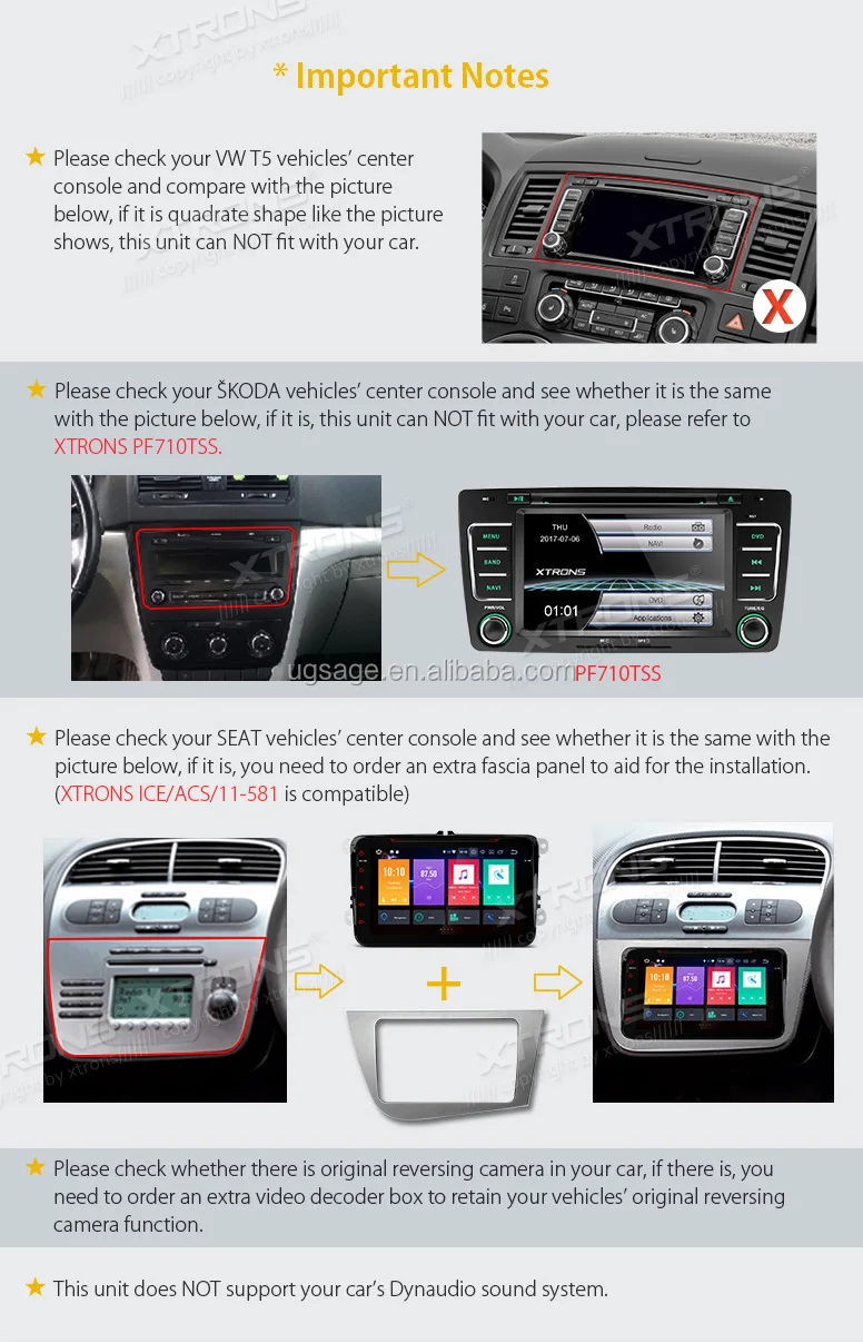 Xtrons Pb88mtvp For Vw Touran Car Multimedia Player With Gps/obd2