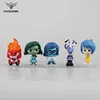 inside out 8cm 3d min cartoon figure toy, custom made pvc cartoon figure toys for collection, small size promotional figure