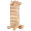 Customized Logo FSC Certification America Mini Wood Building Block Set For Indoor Game