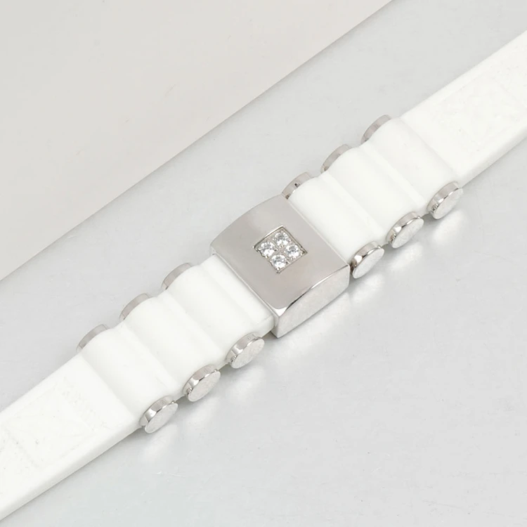 Inox Silicon Therapy Bracelet 99.999 Germanium Rubber Bracelet