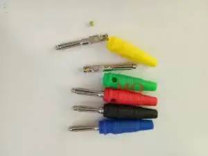 5pcs high quality copper 4mm Banana Plug connector