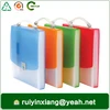 sweet candy color pp a4 size expanding file folder with handle RYX-EF188