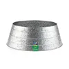 Galvanized metal big Tree Collar for christmas tree decoration and artifical tree
