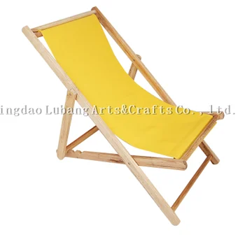 Wooden Adjustable Reclining Folding Lounge Beach Chair For Outdoor