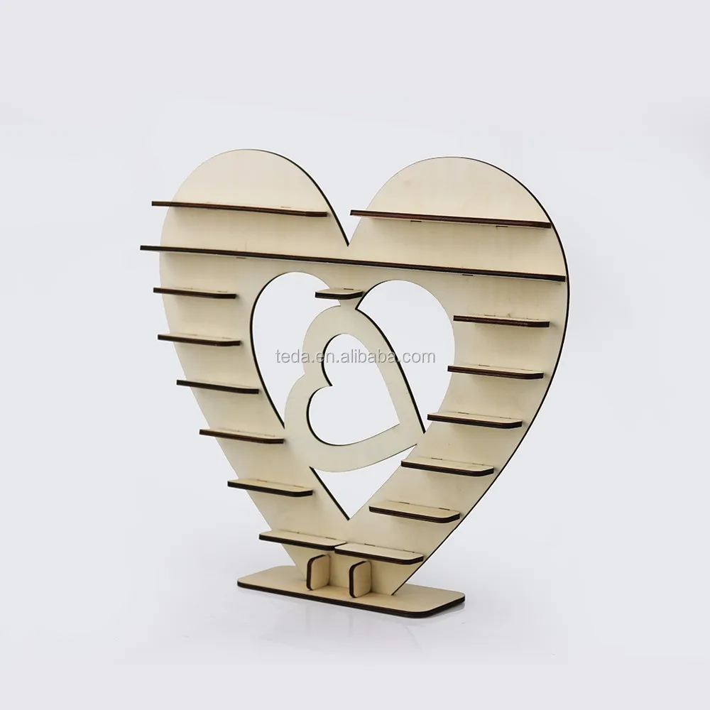 Y11 Large Love Heart 40x Ferrero Rocher Chocolate Wedding Centre Display Stand 