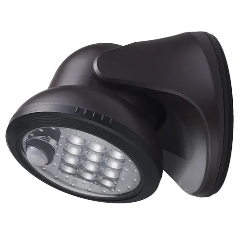 LIGHT IT by Fulcrum 20034-107 12-LED Wireless Motion Sensor Weatherproof Porch Light, Bronze