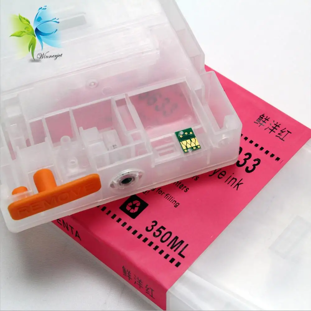 Wholesale Price 350ml T604 Cartridge With Reset Chip For Epson 7800