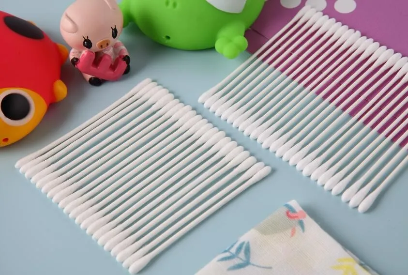 圆盒婴儿迷你棉签 200 pcs