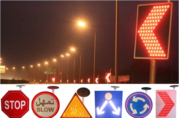 Shop Decor Garage Solar Flashing Electronic Stop Sign With Led For