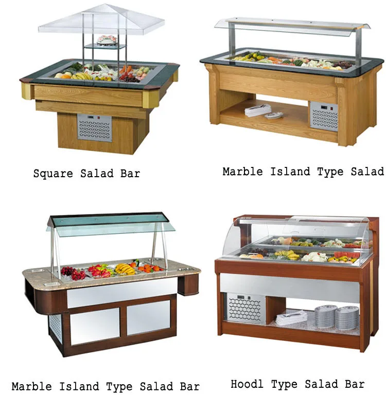 Restaurant Equipment Commercial Stainless Steel Cooling Salad Bar Buy