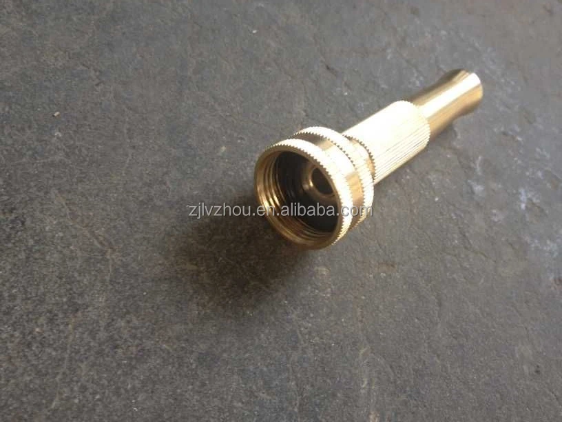 Brass Adjustable Gardening Water Hose Nozzle - Buy Hose Nozzle,Flexible