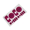 Factory Price Laminate Packing UV Printing PC Decal Overlay Sticker Label With Back Adhesive