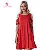 latest new fashion lady clothing solid color short sleeve wholesale boutique western women's dressy clothes