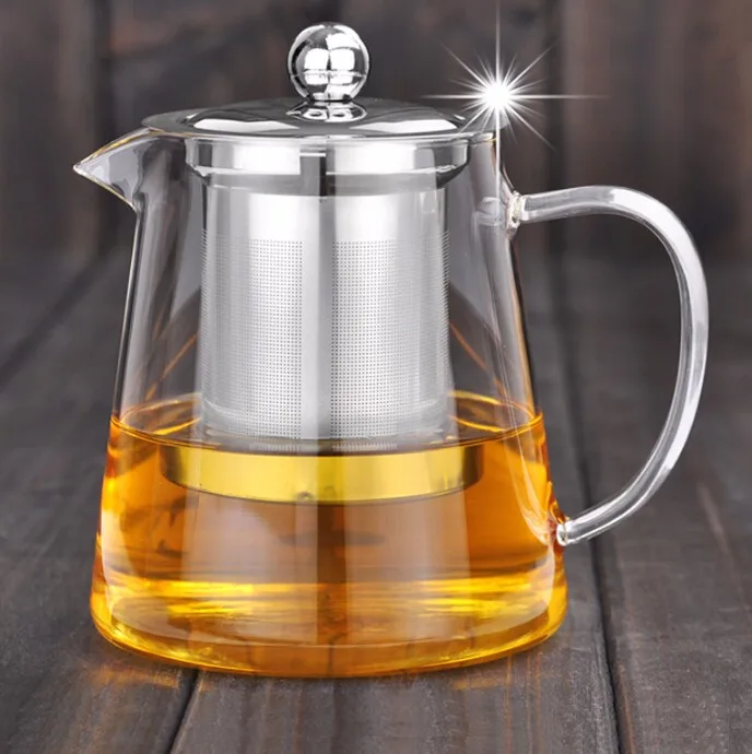 Good Pyrex Glass Teapot With Stainless Steel Infuser & Lid - Buy Pyrex ...