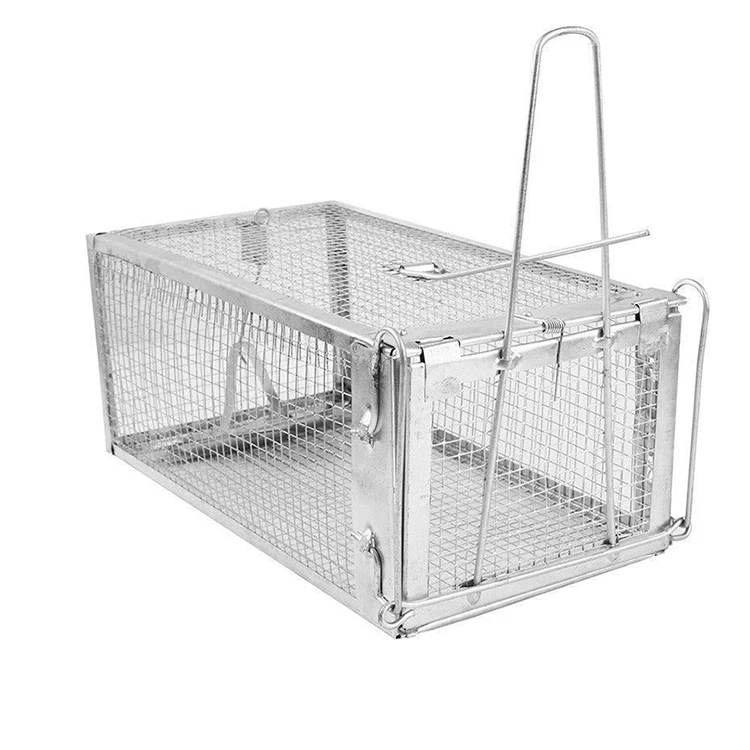 Humane Live Multi Catch Wire Mesh Metal Mouse Rat Cage Animal Trap Cage
