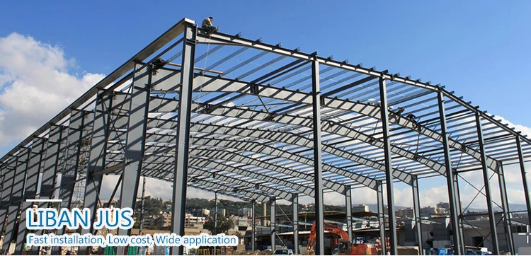 China Fabrication Light Weight Steel Structure Prefabricated Workshop And Steel Warehouse