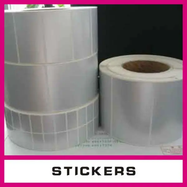 different types of logo sticker
