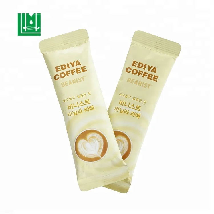Custom Printed Instant Milk Coffee Tea Powder Stick Sachet Bag