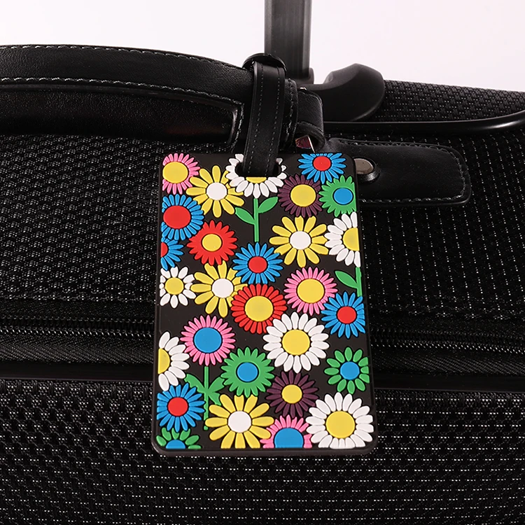 full color printed luggage tag