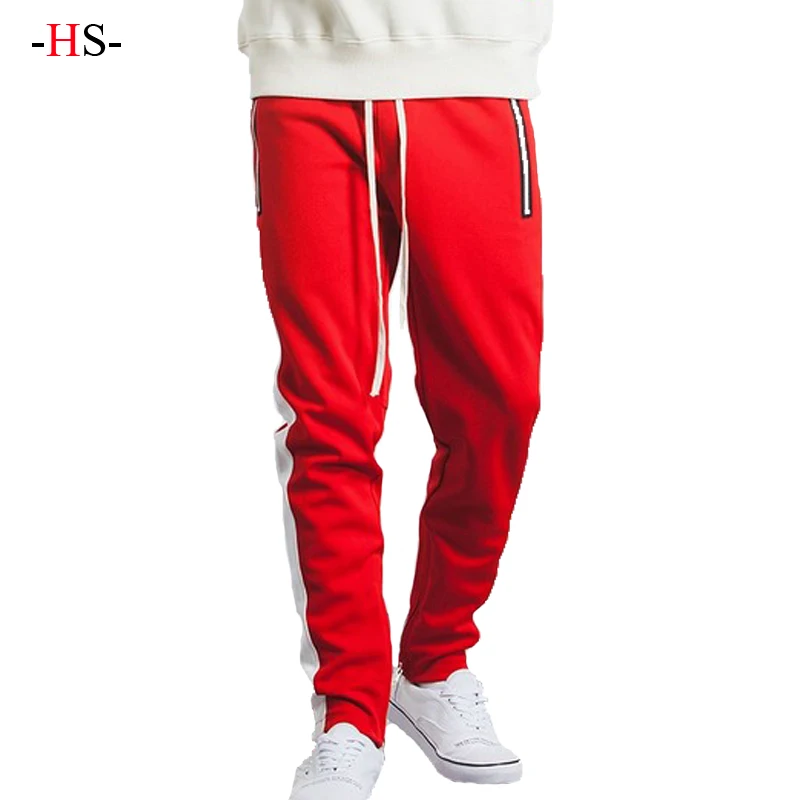 mens joggers with ankle zips