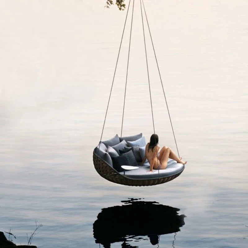 Großhandel rattan lounge rund Kaufen Sie die besten rattan lounge rund