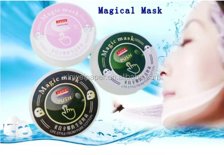 premiun quality Japanese cellulose magical compressed mask