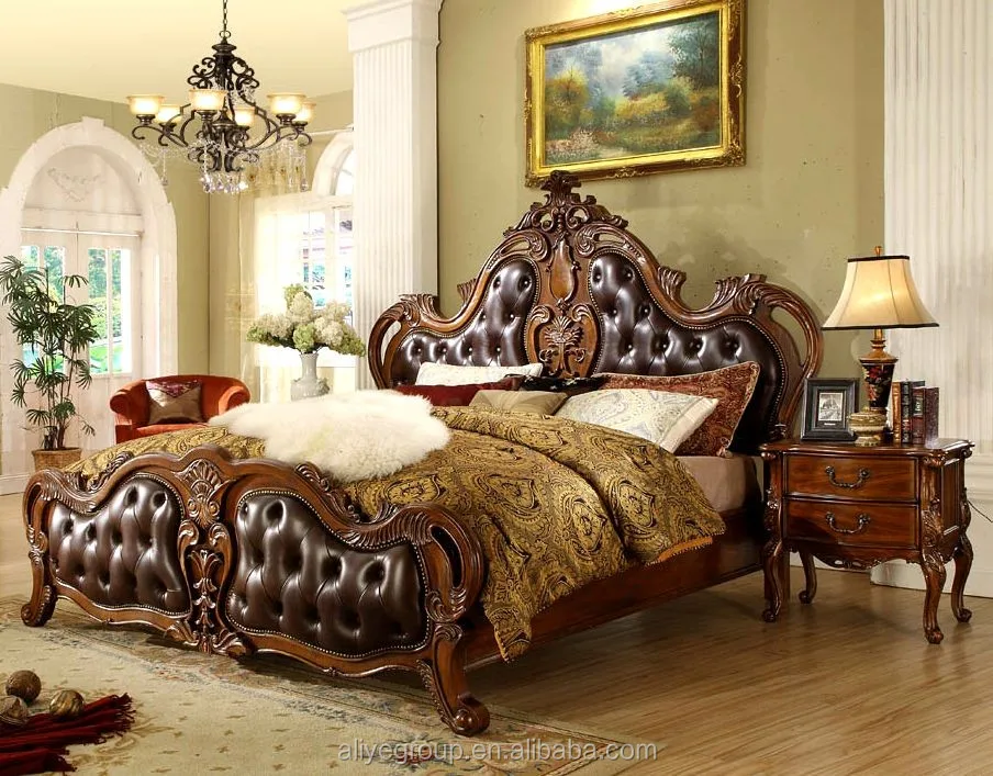 8007b58kwood Double Bed Designs With Box Luxury Matching Furniture