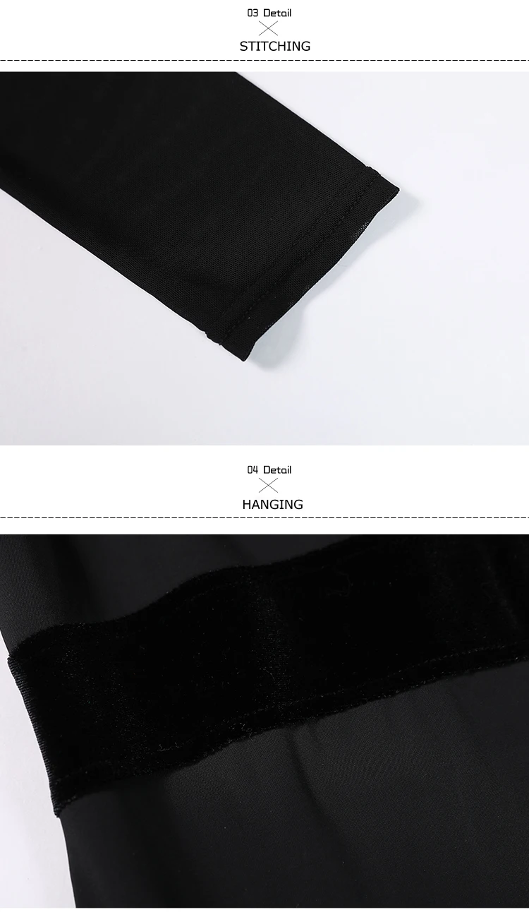 Women's Flamenco Waltz Long Sleeve Stage Dance Dress