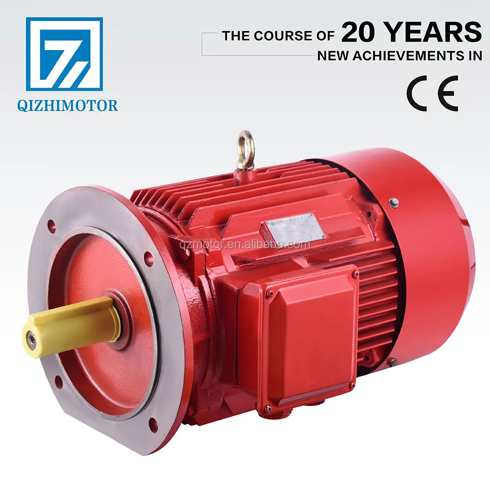 Three Phase Squirrel Cage Electric Motor 0.75 kW 4-pole 1500 rpm 50 Hz 400 V