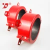 red color factory wraps fire collar
