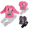 2015 Spring Autumn baby girls Sport clothing set 2pcs suit t shirt pants kids clothes sets